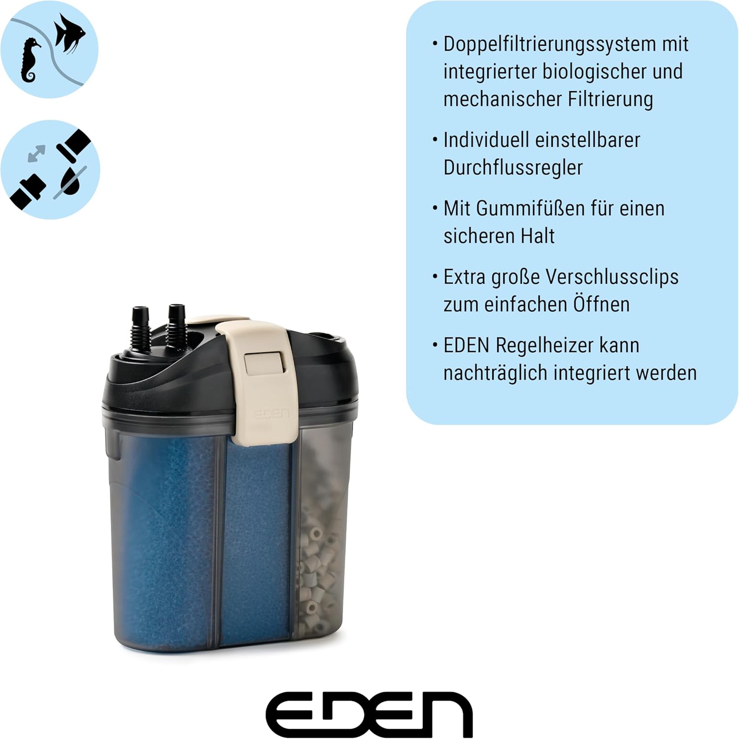 EDEN FES 100 Außenfilter