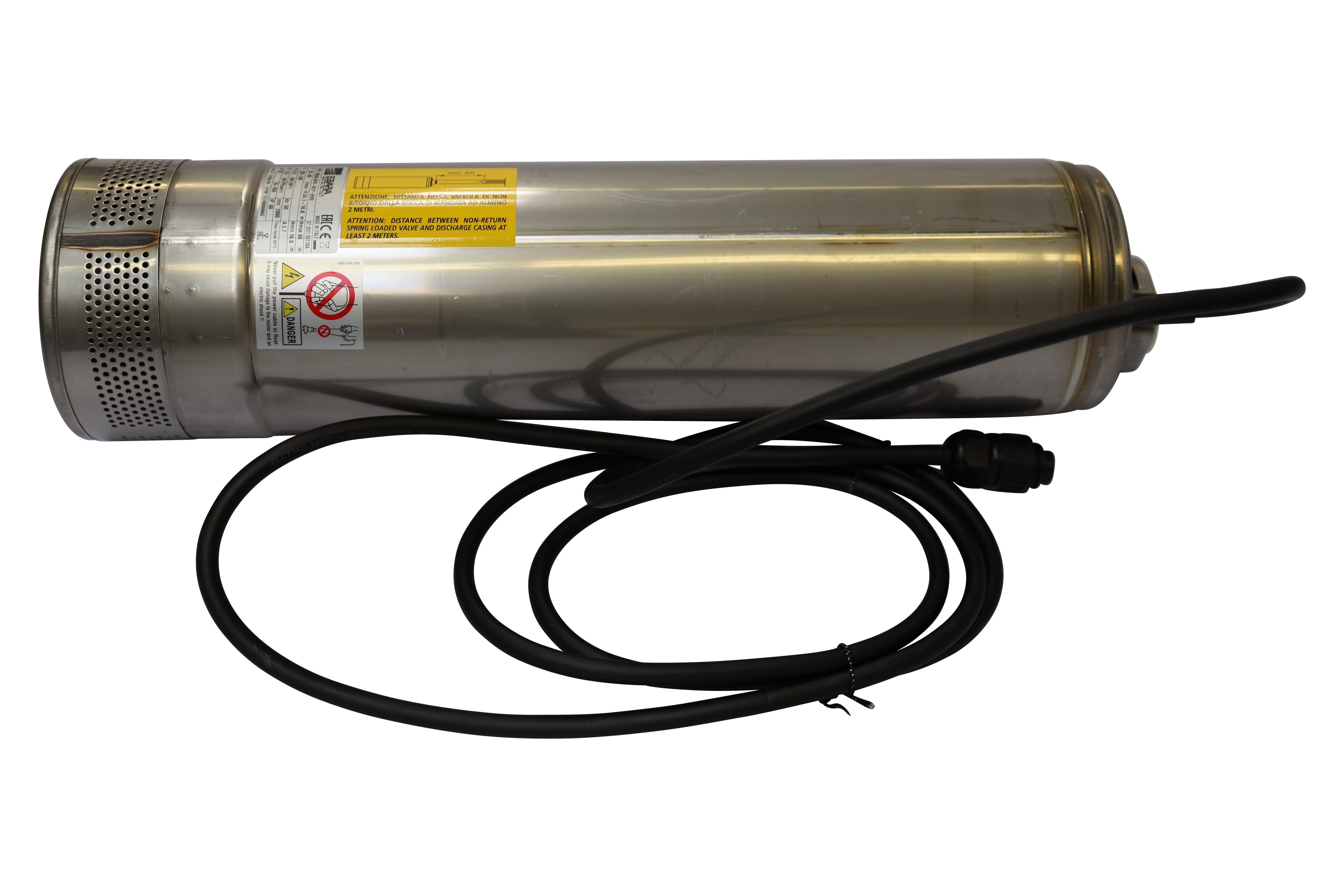 Spülpumpe 6 bar - 2,7 m Kabel
